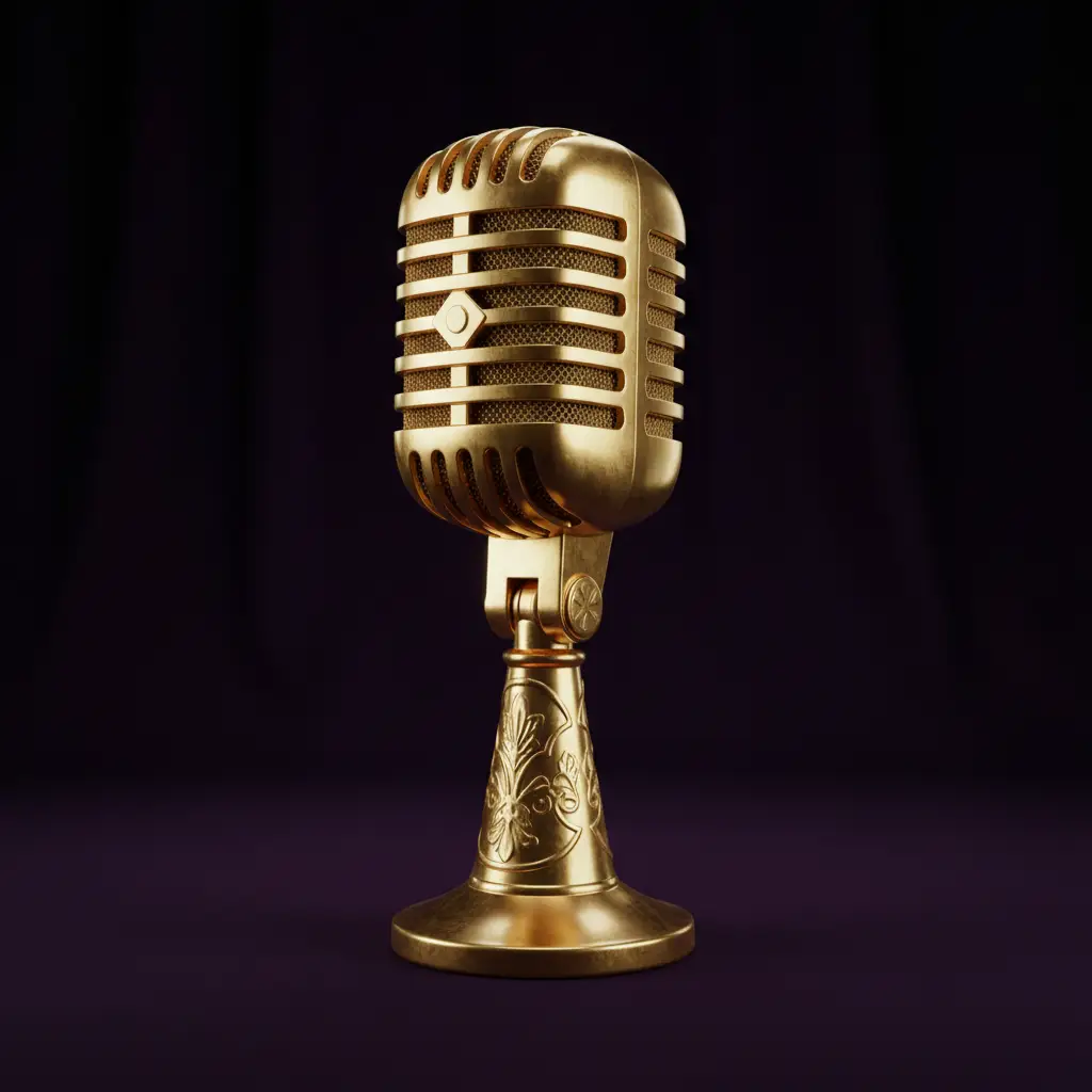 Vintage Gold Mic